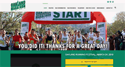 Desktop Screenshot of oaklandmarathon.com